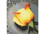 Желтая роза 71003,05  (алмазная мозаика Anya) mc